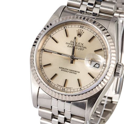 rolex datejust 16234 steel|Rolex 16234 production years.